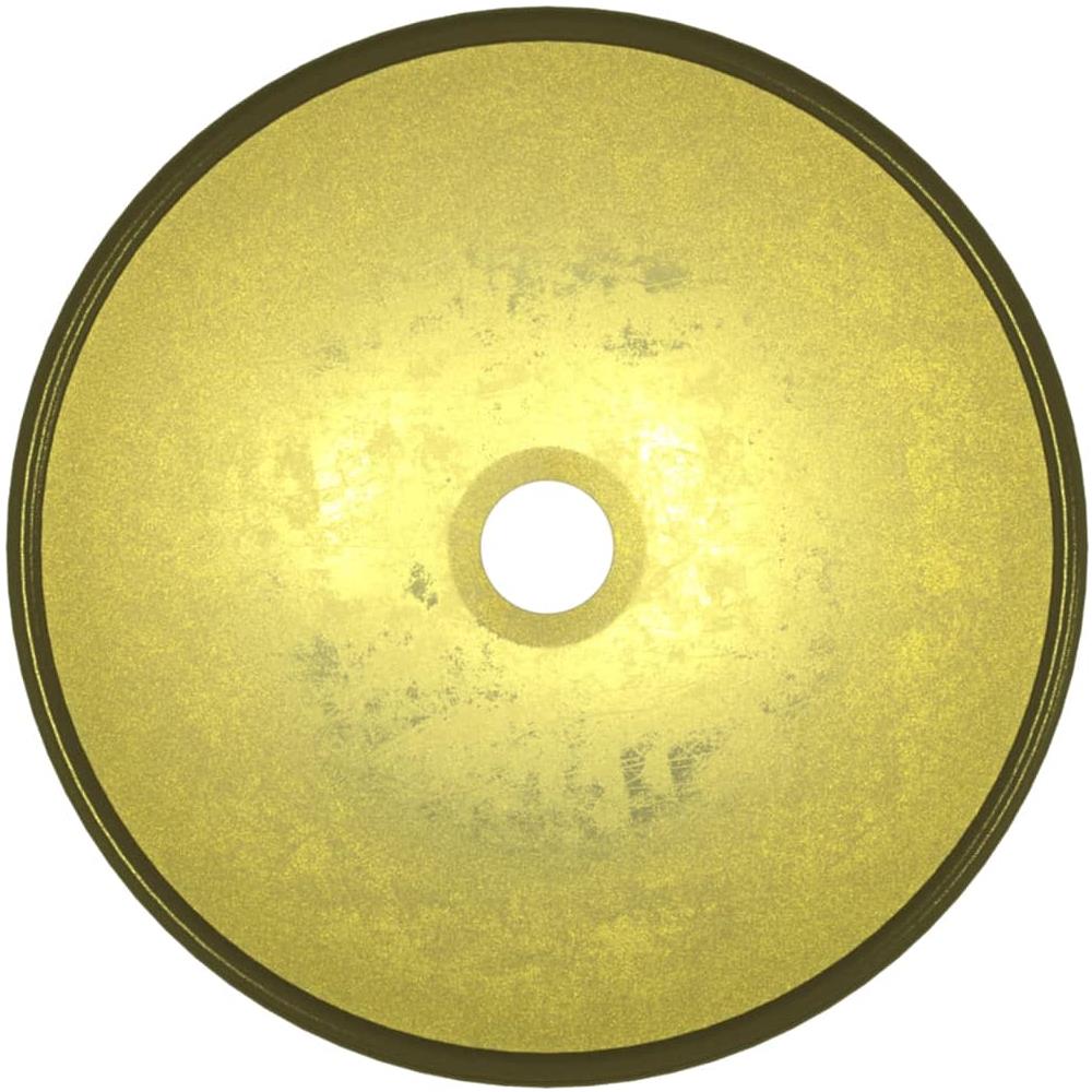 Lavandino In Vetro Temperato 35x12 Cm Oro - Foto 3