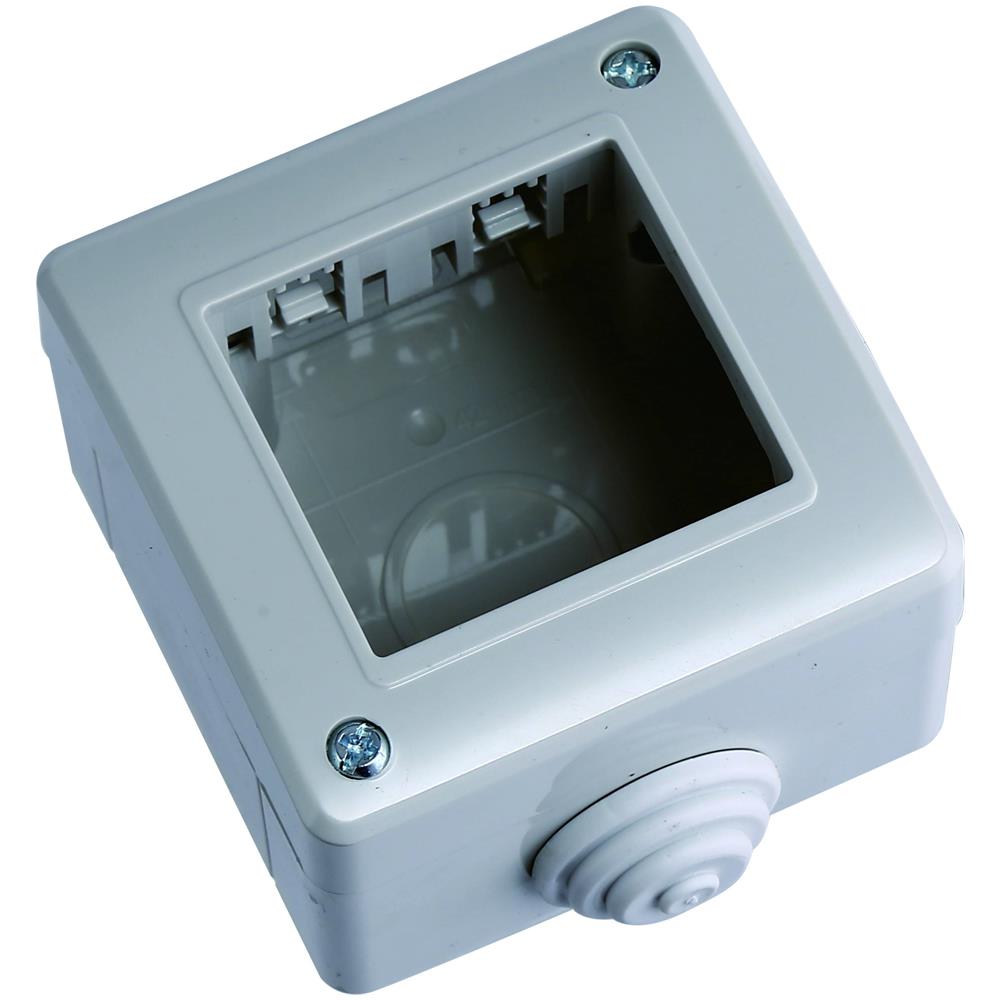 Custodia 2p Scatola Portafrutti Da Esterno Ip40 Serie Solar Compatibile Matix - Foto 1