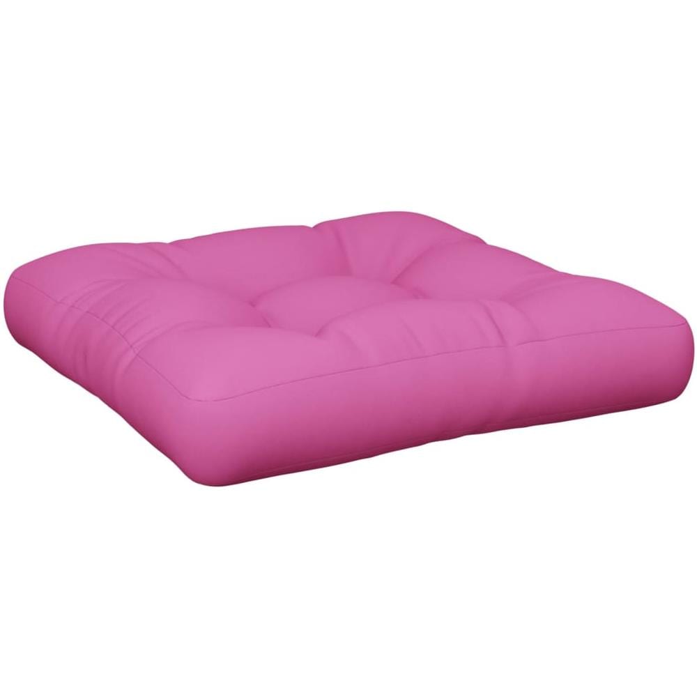 Cuscino Per Divano Pallet Rosa 60x60x12 Cm Tessuto - Foto 2