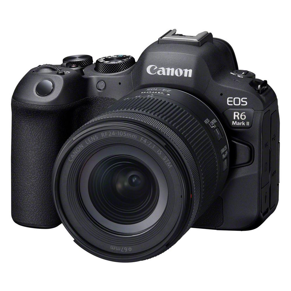 EOS R6 MARK II + RF 24-105 F4-7.1 IS STM MILC 24,2 MP CMOS Nero - Foto 1