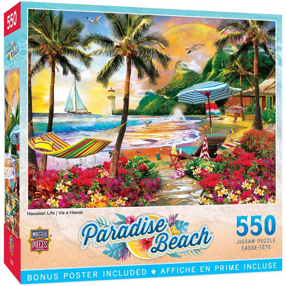 Puzzle Da 550 Pezzi Per Adulti, Famiglia O Bambini - Vita Hawaiana - 18x24 - Foto 1