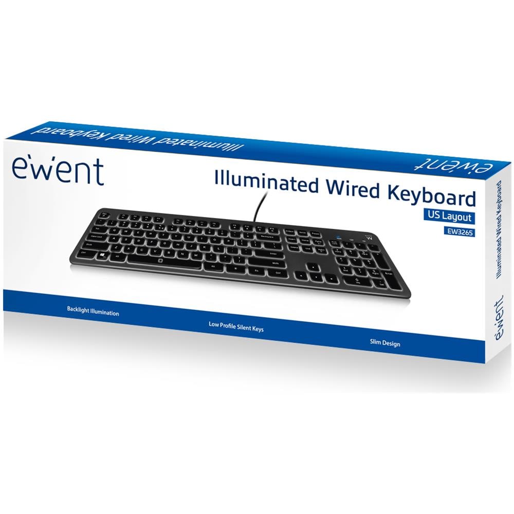 Tastiera USB EW3269 (Layout Spagnolo) Colore Nero - Foto 2