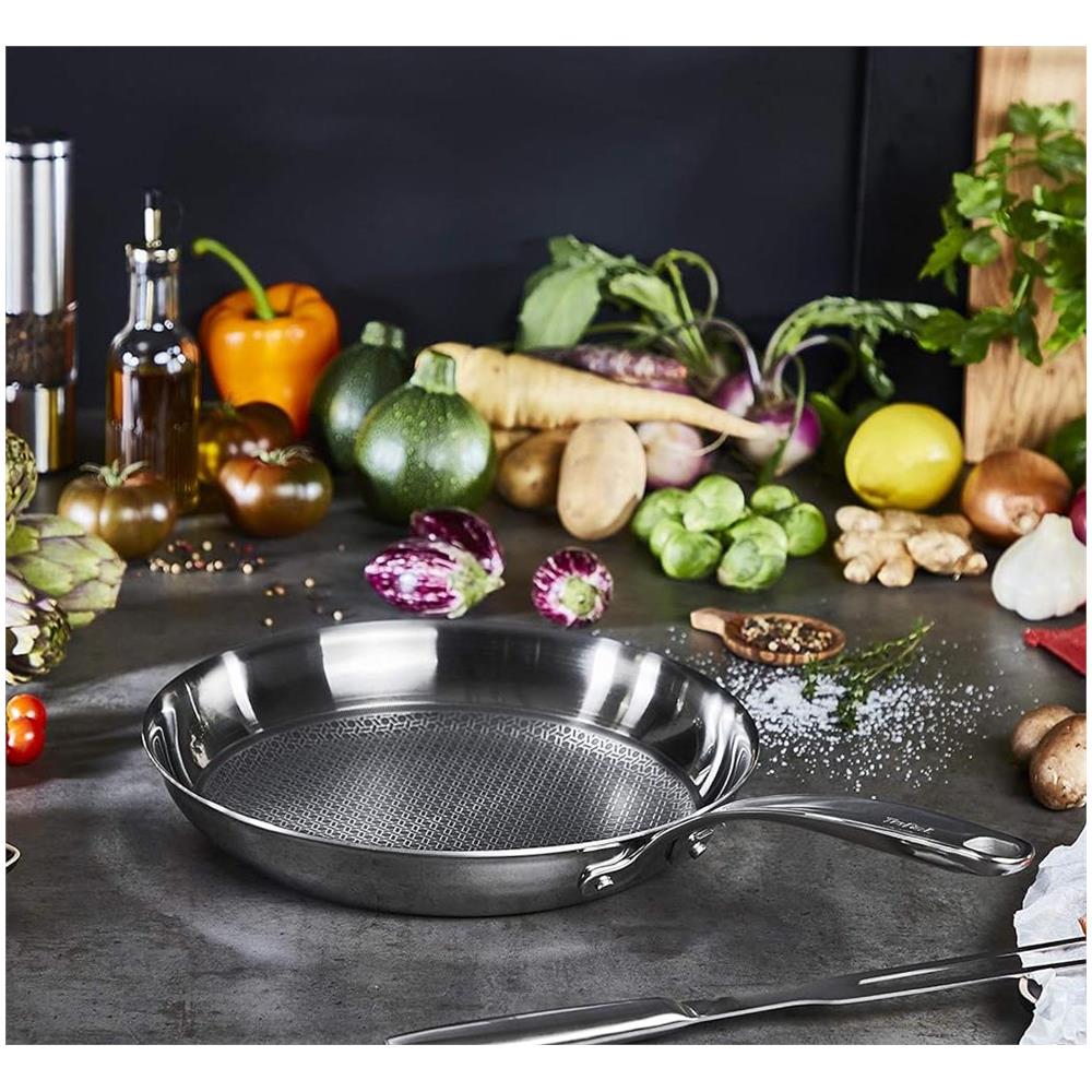 Eternal Mesh E49706 Padella 28cm Antiaderente Wok per Tutti i Piani Cottura - Foto 4