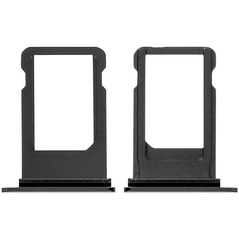 Slot Porta Sim Iphone 8 Plus Nero - Adattatore Scheda Sim Di Ricambio - Foto 2