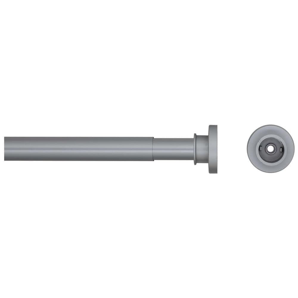 ASta Telescopica per Tenda da Doccia 130 cm Grigio Opaco - Foto 1