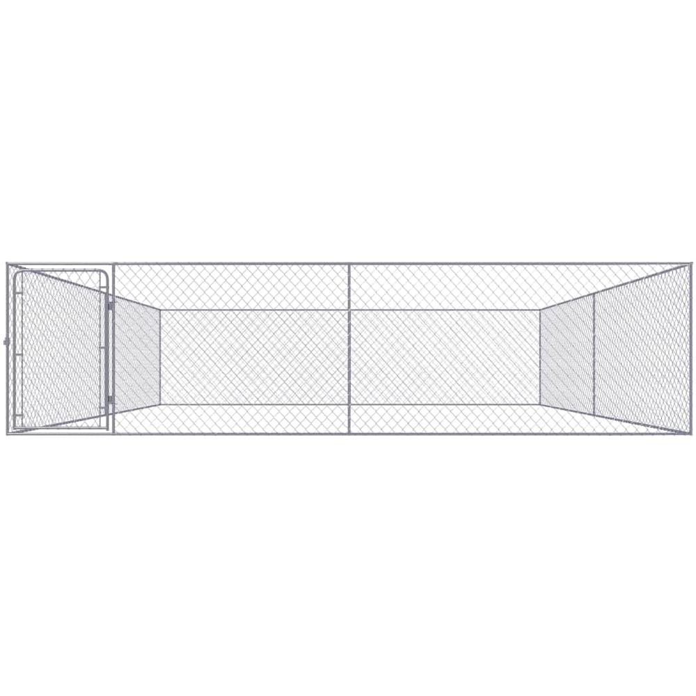 Canile da Esterno in Acciaio Zincato 4x4x1 m - Foto 2