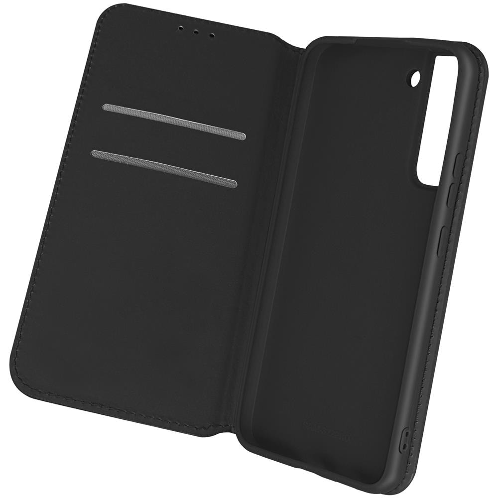 Custodia Samsung Galaxy S22 Portafoglio Funzione Supporto Video Nera - Foto 1