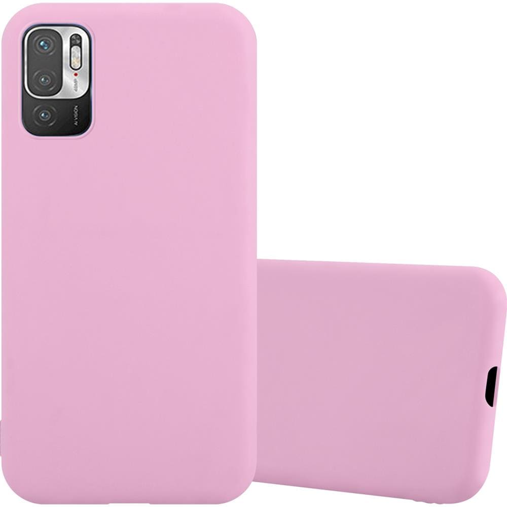 Custodia Compatibile Con Xiaomi Redmi Note 10 5g / Poco M3 Pro 5g In Candy Rosa - Coperchio Protettivo In Silicone Tpu Flessibile - Foto 1