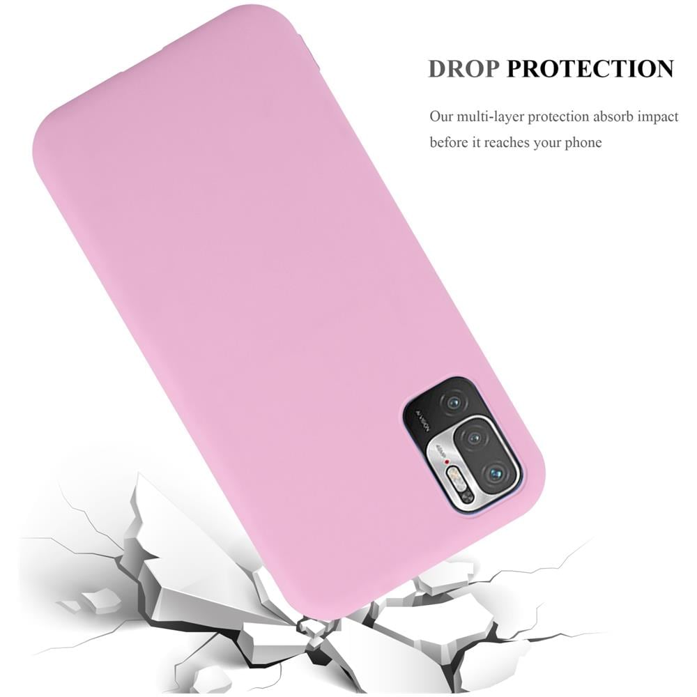 Custodia Compatibile Con Xiaomi Redmi Note 10 5g / Poco M3 Pro 5g In Candy Rosa - Coperchio Protettivo In Silicone Tpu Flessibile - Foto 8