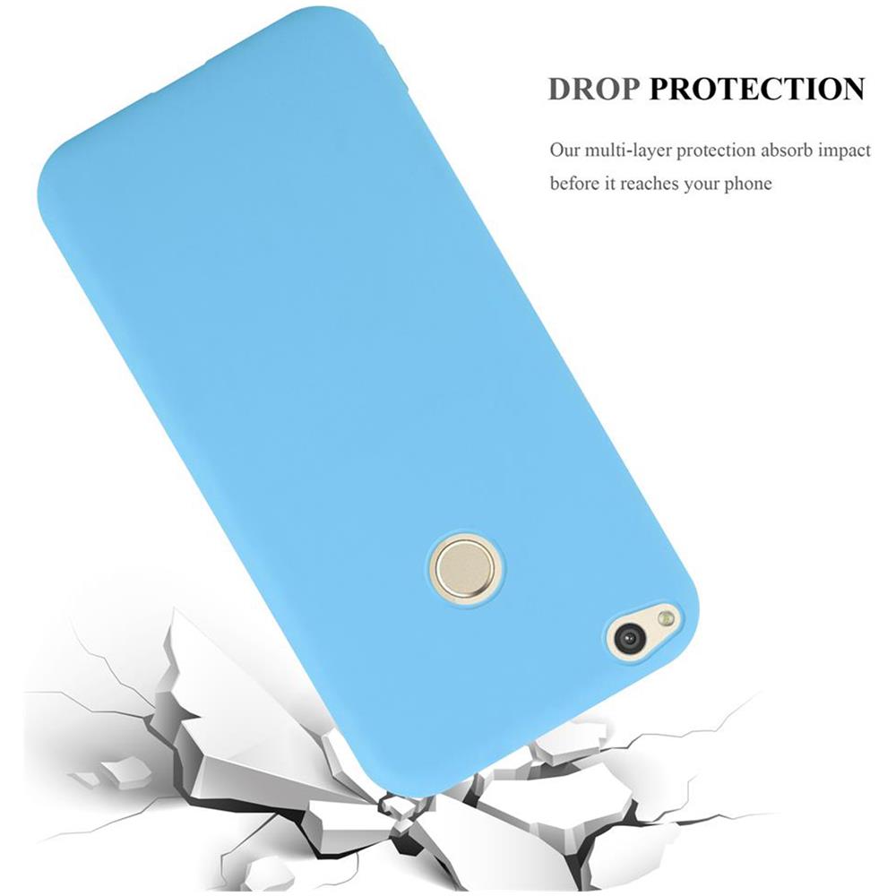 Custodia Compatibile Con Huawei P8 Lite 2017 / P9 Lite 2017 In Candy Blu - Coperchio Protettivo In Silicone Tpu Flessibile - Foto 8
