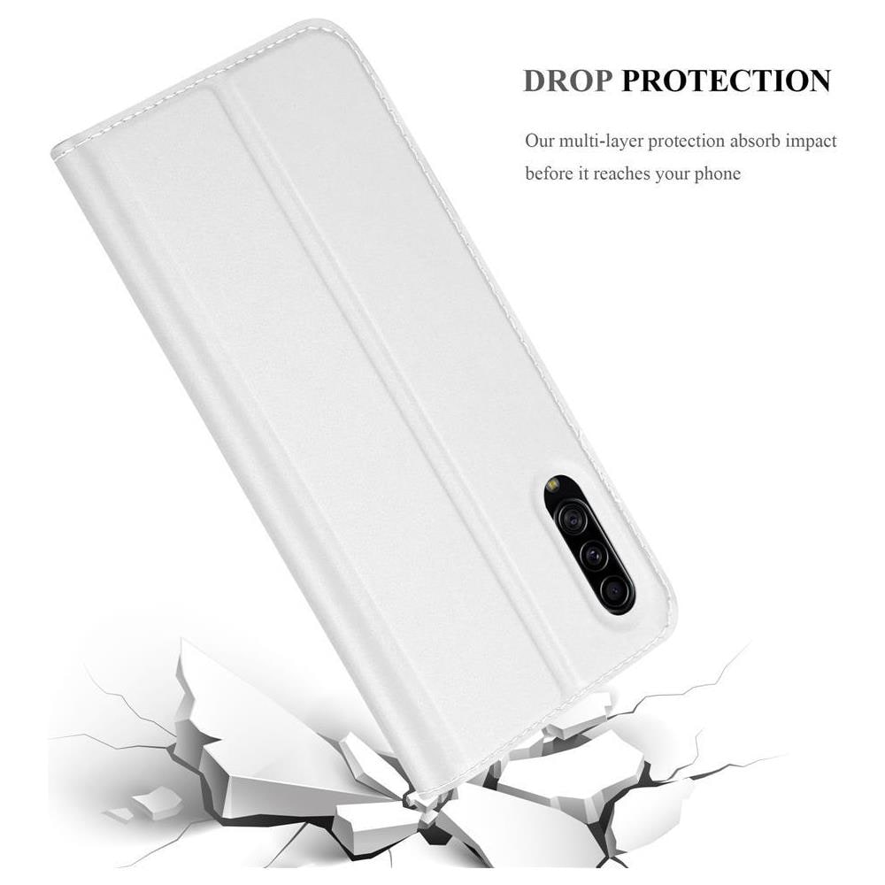 Custodia Compatibile Con Samsung Galaxy A90 5g In Classy Argento - Coperchio Protettiva Con Chiusura Magnetica, Funzione Stand E Tasca Per Le Carte - Foto 8