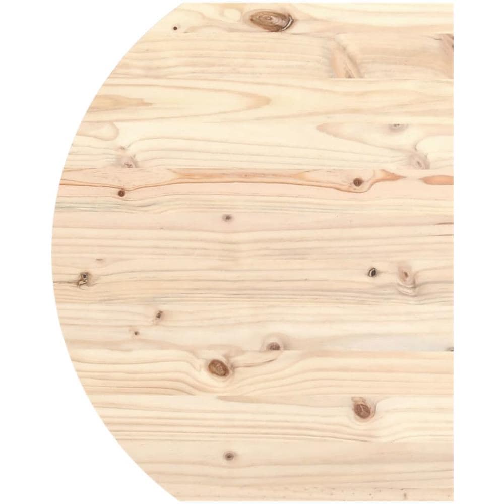 Piano Tavolo 90x2,5 Cm In Legno Massello Di Pino - Foto 3