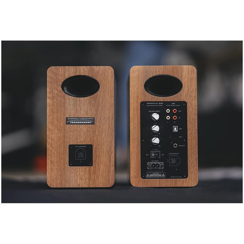 Airpulse A80 Altoparlanti 2.0 Colore Noce - Foto 2