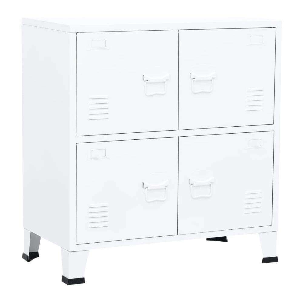 Armadio Classificatore Industriale Bianco 75x40x80cm In Acciaio - Foto 2