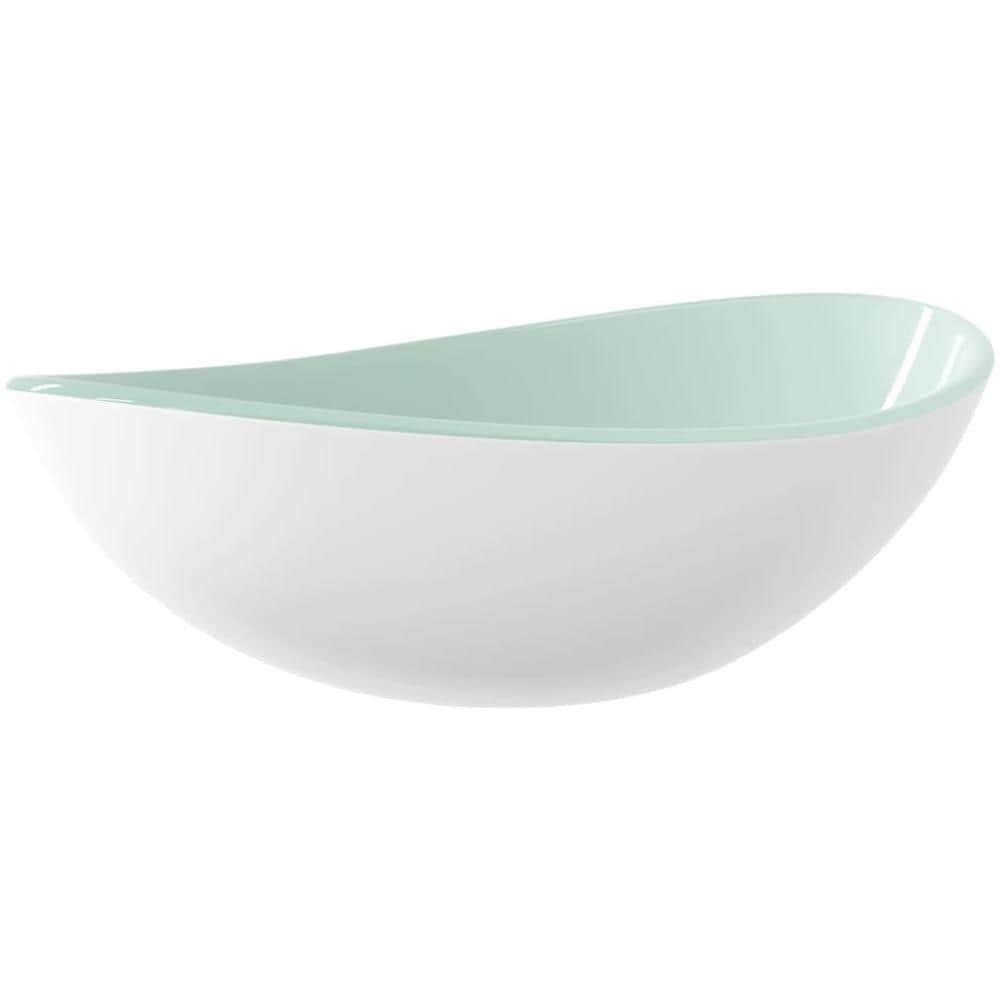 Lavandino In Vetro Temperato 54,5x35x15,5 Cm Bianco - Foto 2