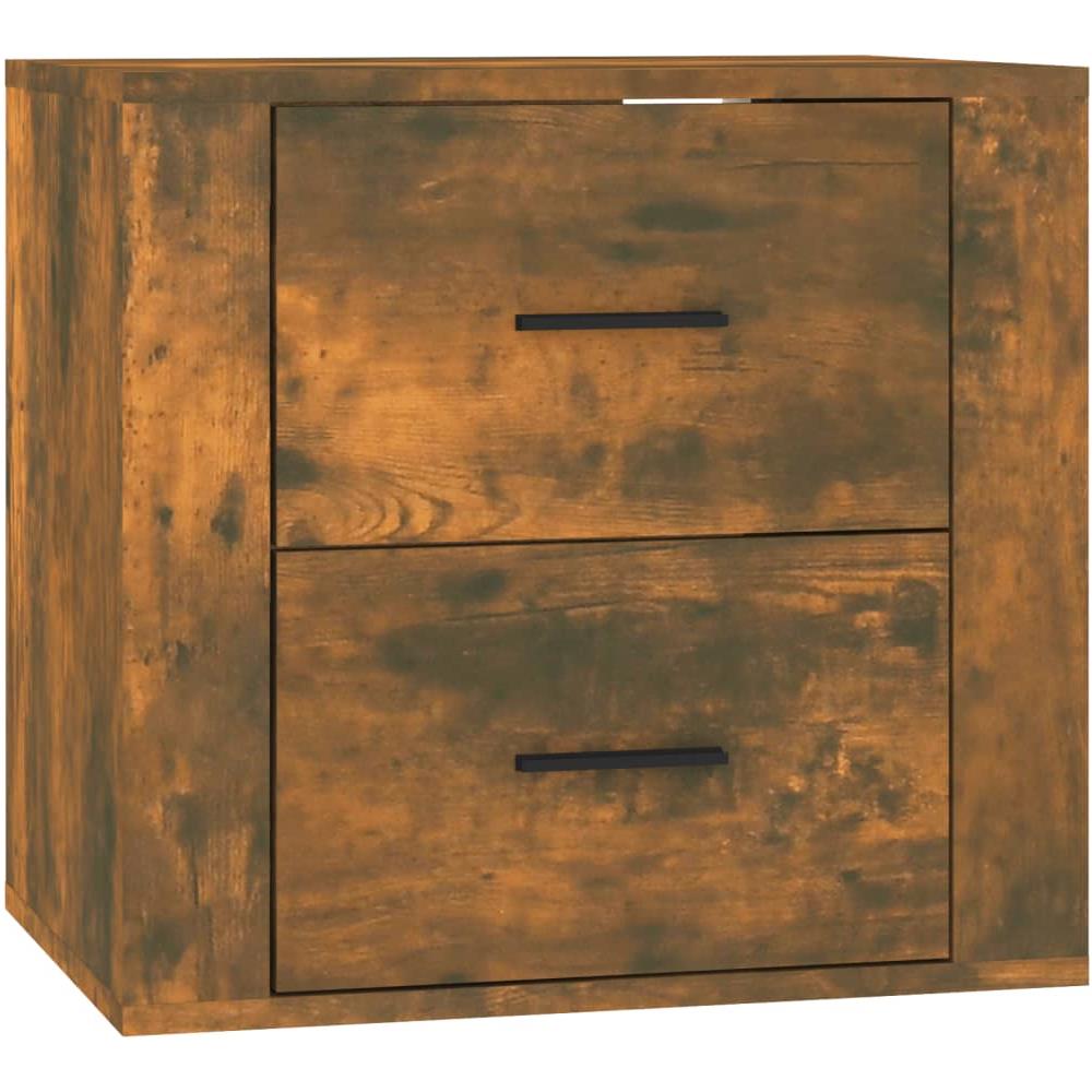 Comodino A Muro Rovere Fumo 50x36x47 Cm - Foto 2