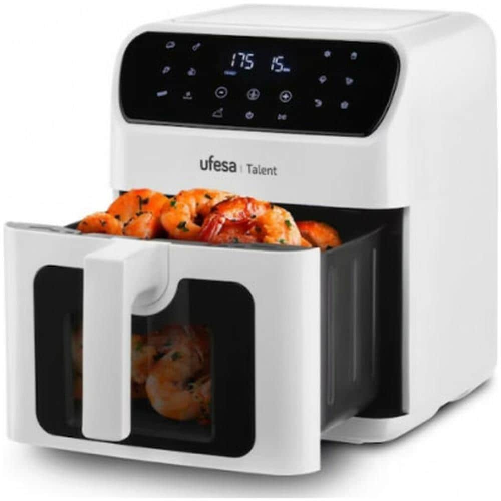 Friggitrice ad Aria 8422160056536 Capacità 6.5 Litri 900 Watt Colore Bianco / Nero - Foto 2