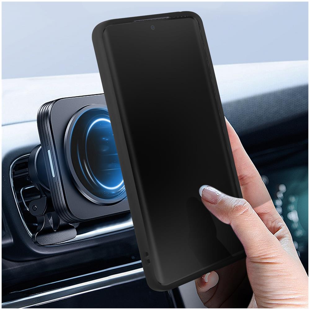 Cover Per Xiaomi 13 Pro Anello Metallico Supporto Bordo Nero - Foto 5