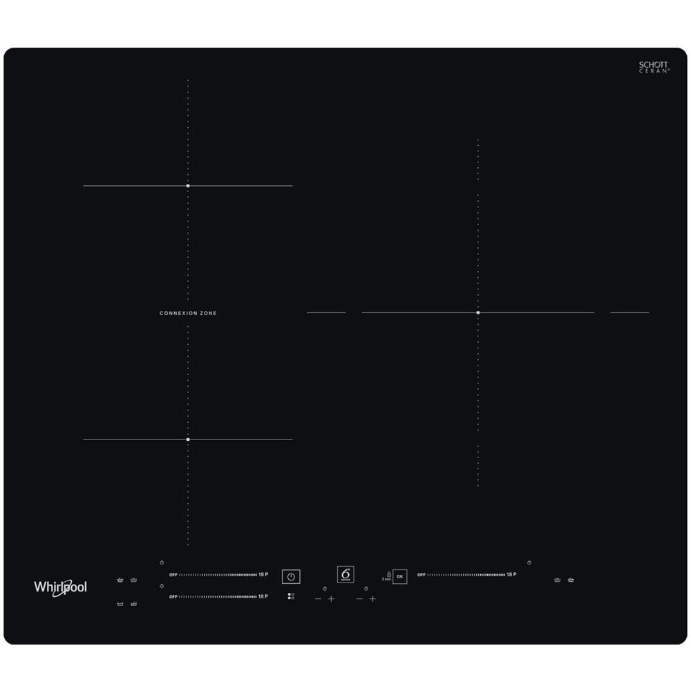 Piano Cottura WB S5560 NE a Induzione 3 Zone Cottura da 60 cm Colore Nero - Foto 1