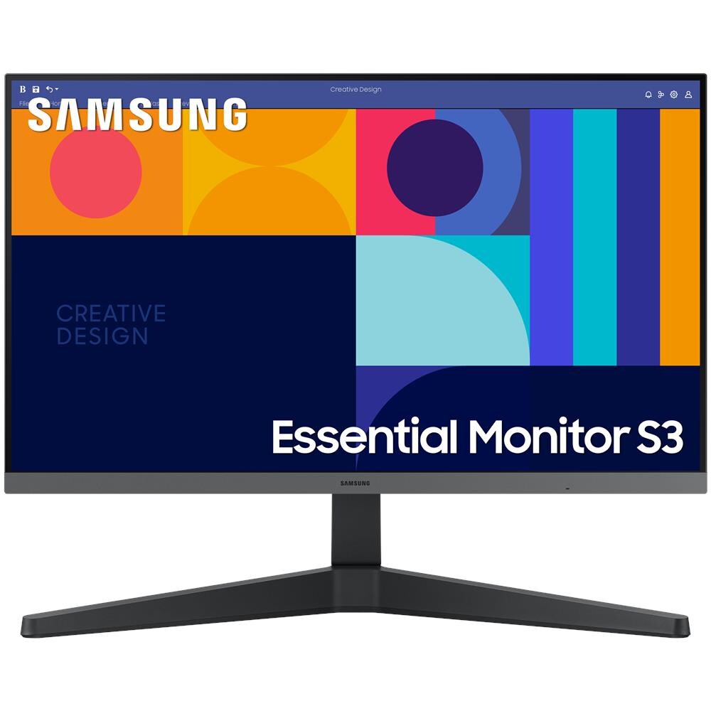 Monitor 24" LED VA S3 S33GC Full HD 1920 x 1080 Pixels Tempo di Risposta 4 ms - Foto 1