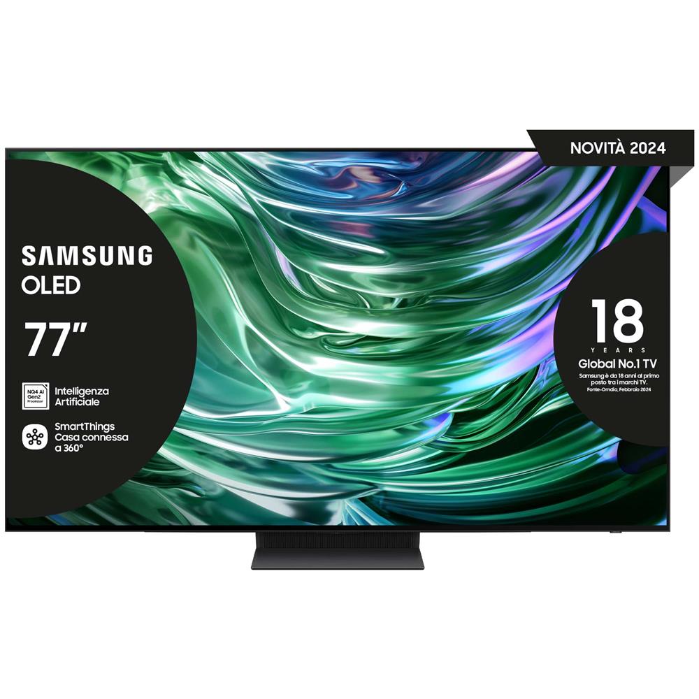 TV OLED Ultra HD 4K 77" QE77S90DAEXZT Smart TV Tizen Laser Slim 2024 Grafite - Foto 1