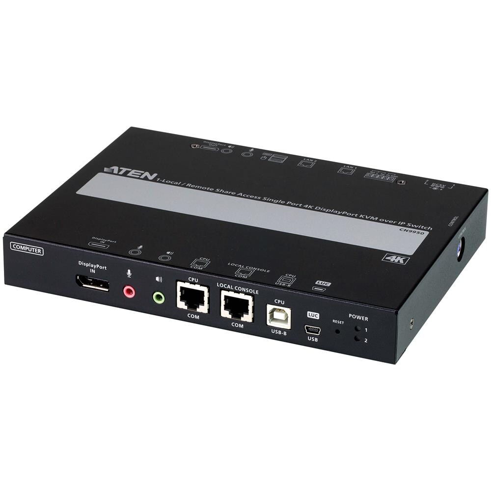 Switch KVM over 4K DisplayPort a singola porta per 1 accesso condiviso locale /remoto - Foto 1