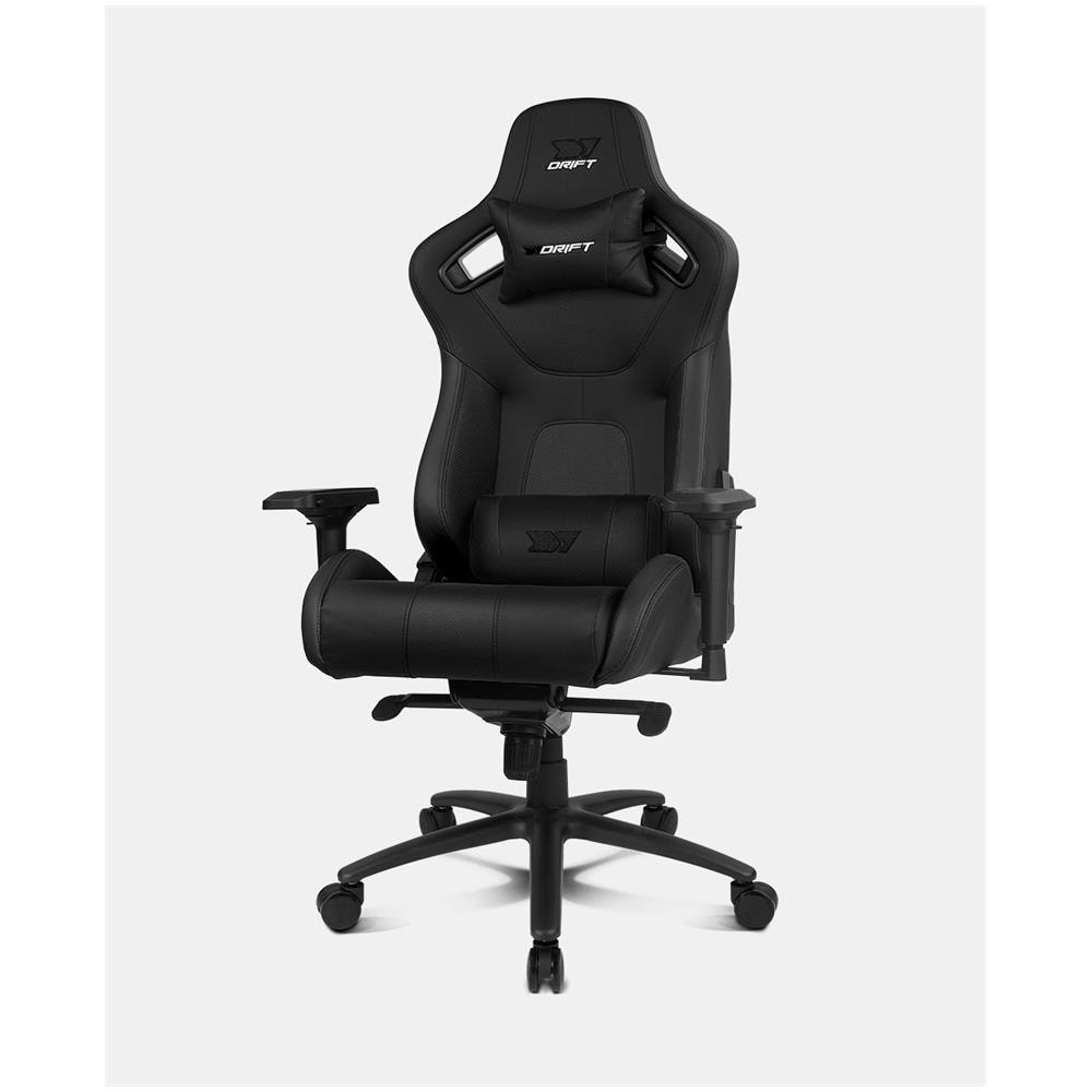 DR600BK sedia per videogioco Poltrona per gaming Seduta imbottita Nero - Foto 1