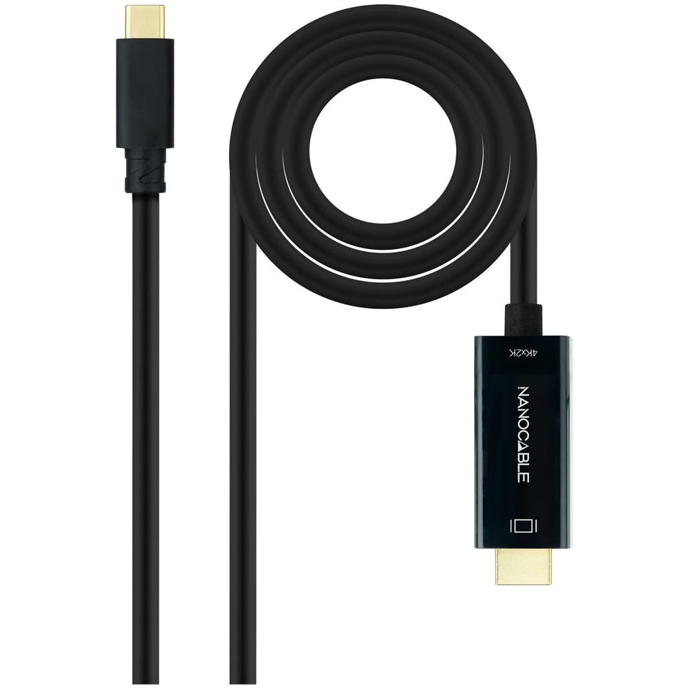 10.15.5133 cavo e adattatore video 3 m USB tipo-C HDMI tipo A (Standard) Nero - Foto 1
