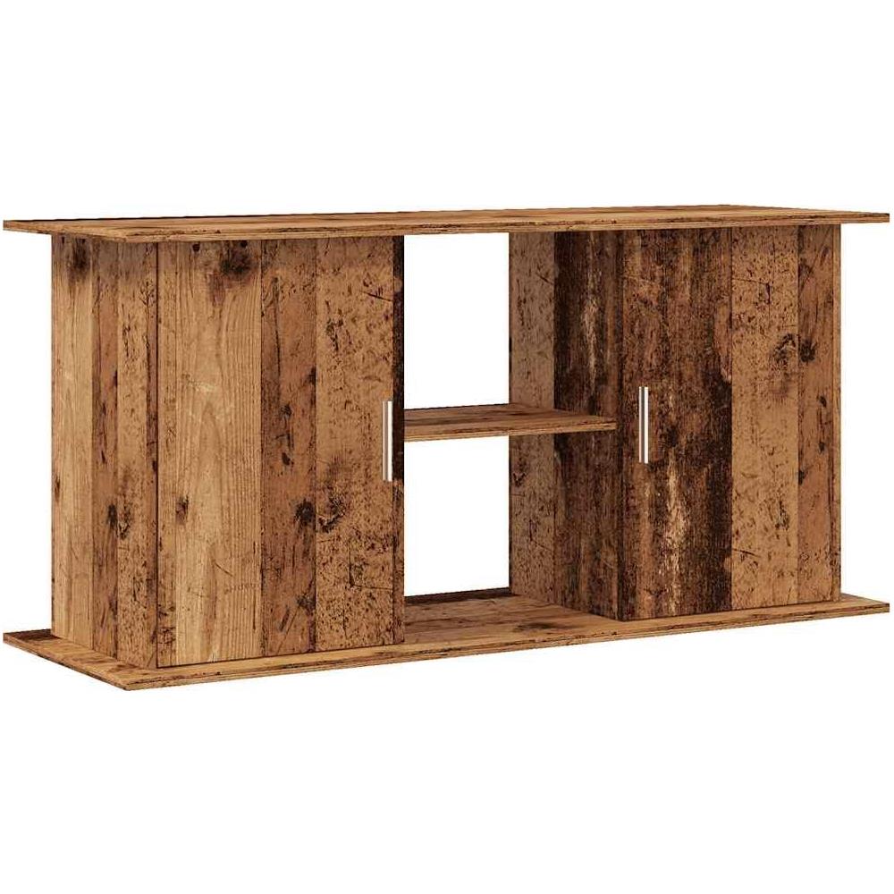 Supporto Acquario 121x41x58cm in Legno Multistrato Legno Antico - Foto 1