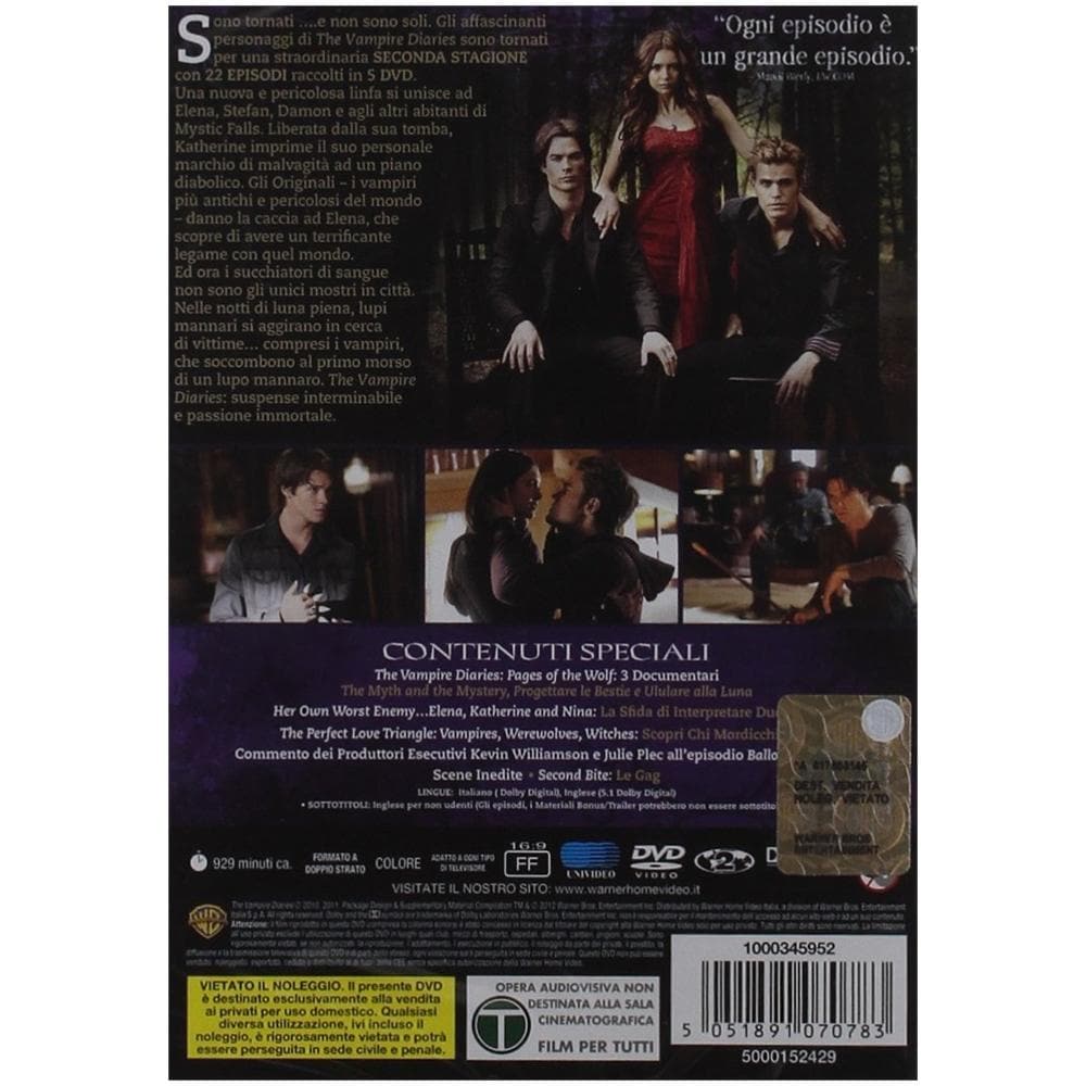 The Vampire Diaries - Stagione 02 (5 Dvd)  - Foto 2