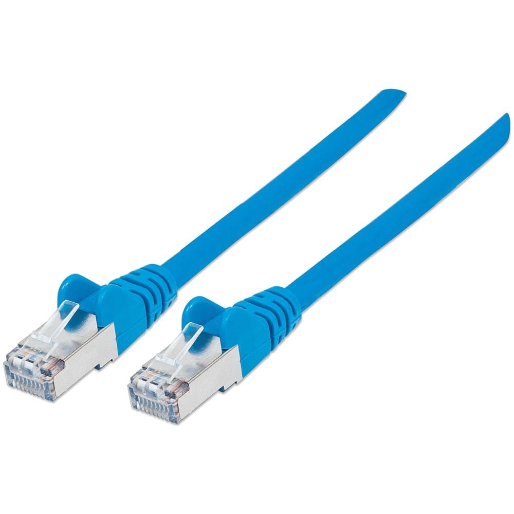ICOC R7-7SS-0025-BL - Cavo Patch Cat. 7 Plug RJ45 6A S / FTP LSZH 0.25m Blu - Foto 1