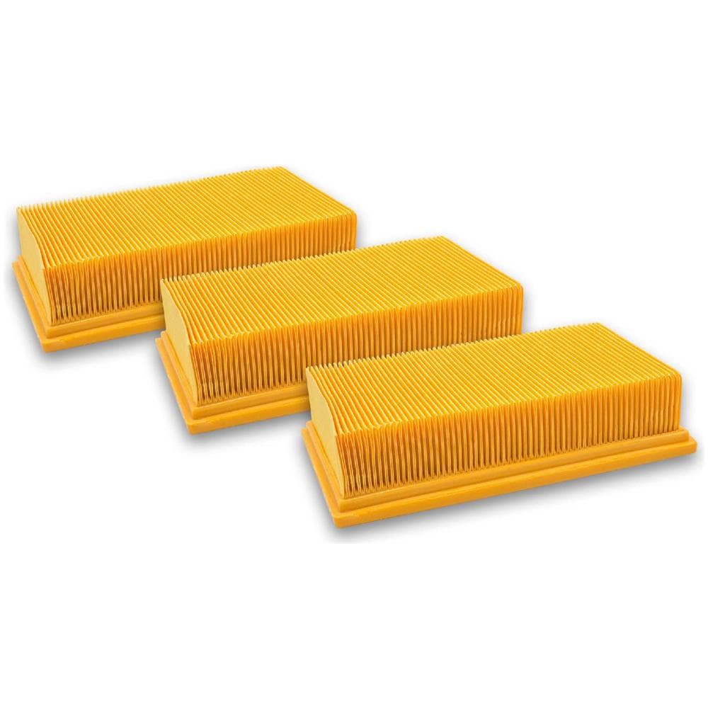 3x Filtro A Pieghe Piatte Per Aspirapolvere Aspiraliquidi Hilti Vc 20 Um, Vc 40 Um, Vc-20, Vc-40 - Foto 1