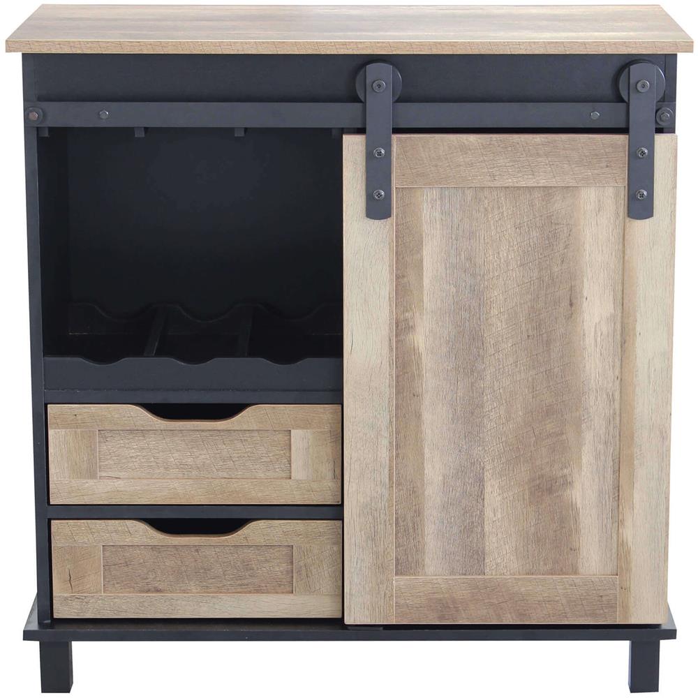 Gabrielle - Madia In Legno E Acciaio A Due Cassetti - Foto 1