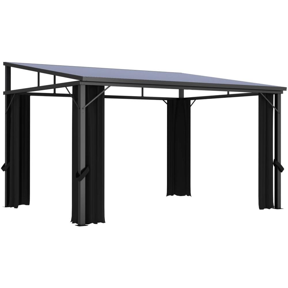 Gazebo con Tenda 405x294x244 cm Antracite - Foto 1