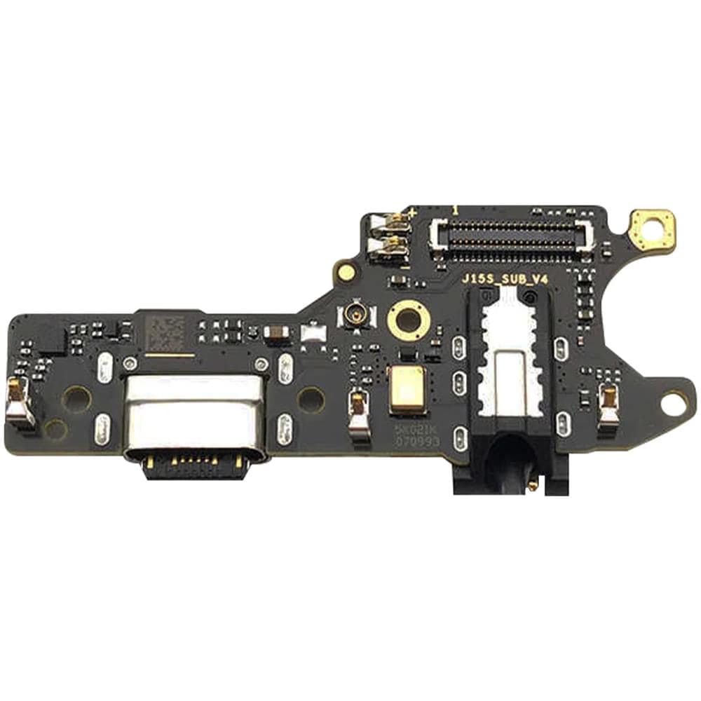 Connettore Di Ricarica Xiaomi Redmi Note 9 Connettore Usb-c Con Jack 3,5mm Nero - Foto 5