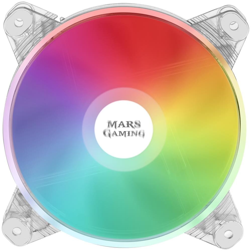 Mars Gaming Mfd Ventola Dual Chroma Rgb Transparent Ultra Silent Da 120mm - Foto 1