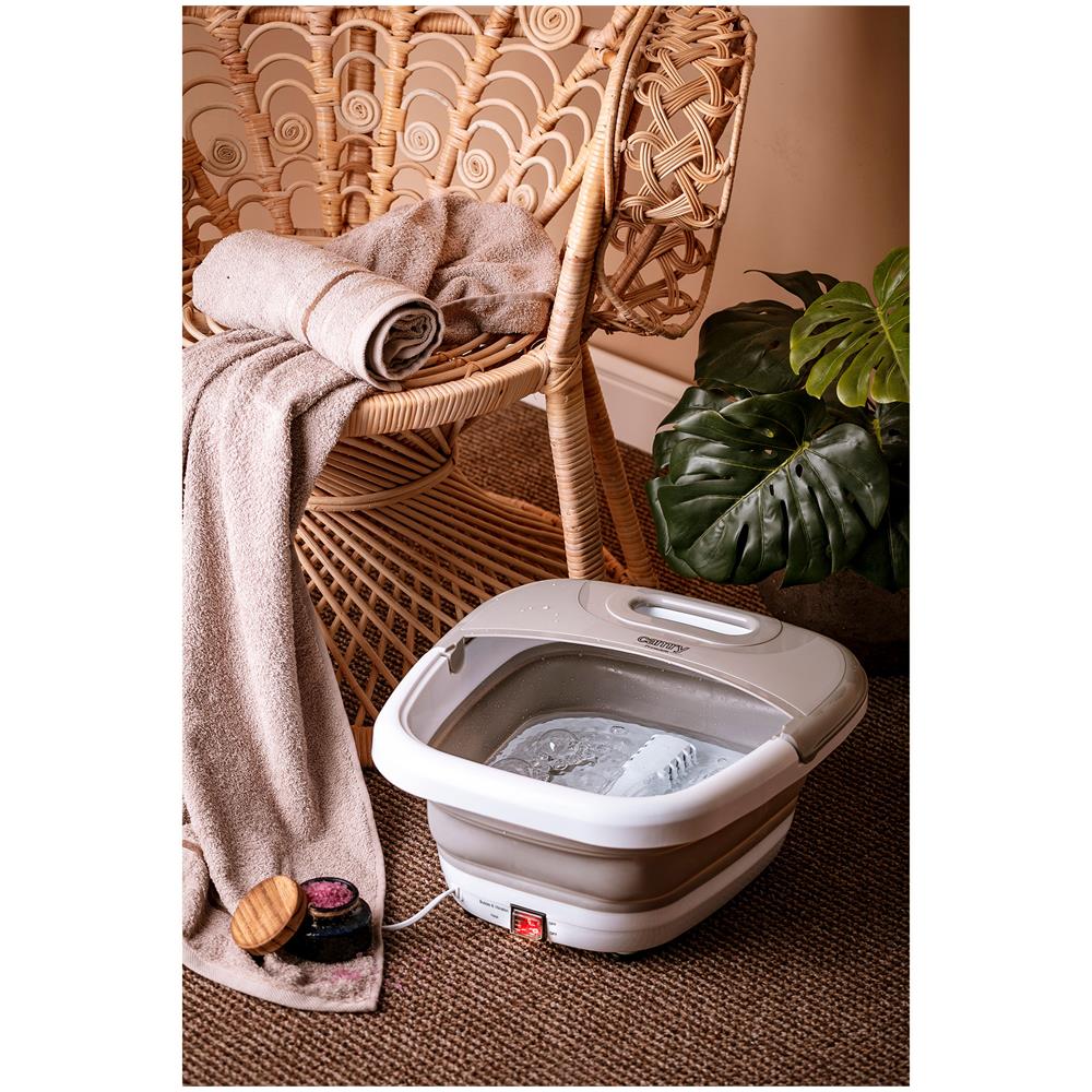 Massaggiatore Per Piedi Cr 2174 Funzione Bubble, Funzione Heat, Bianco / argento - Foto 16