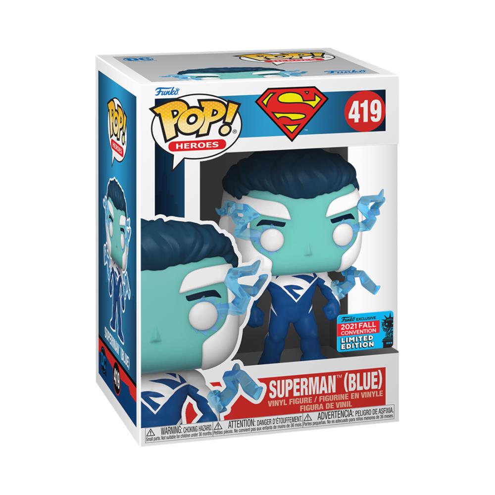 Heroes Dc Pop! Vinyl Figure Superman (blue) 9cm - Foto 1