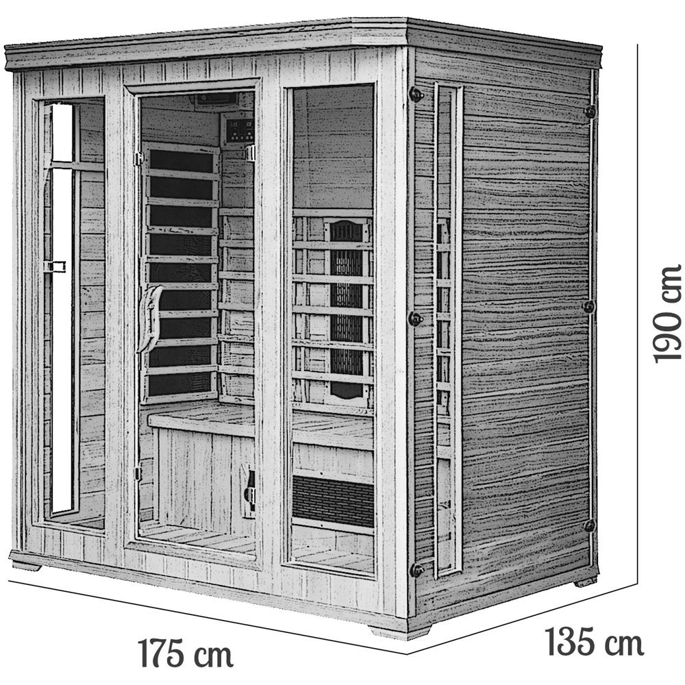 Ombrellone Decentrato Quadrato Grigio 3x4m Cesare - Foto 2