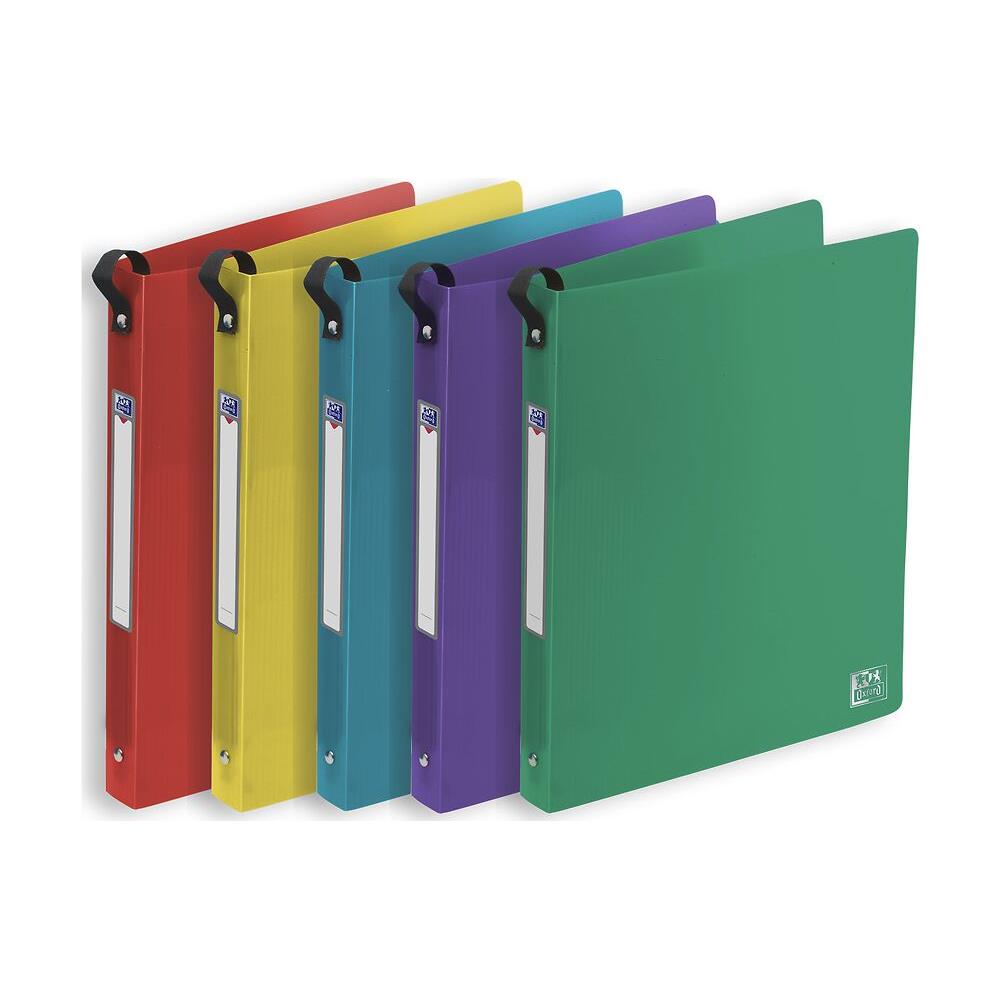 400018338 Raccoglitore Ad Anelli A4 Blu, Verde, Colore Menta, Viola, Rosso, Giallo, Turchese - Foto 1