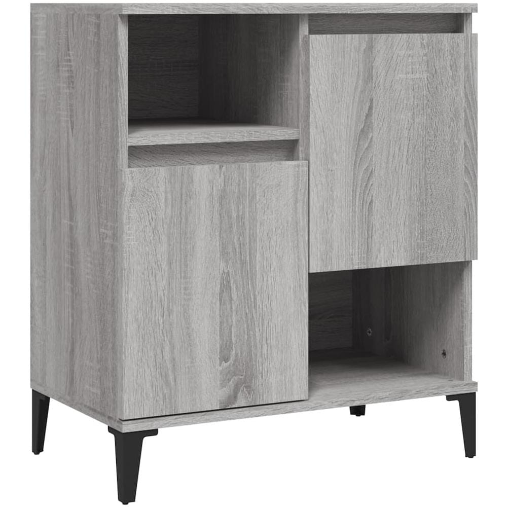 Credenza Grigio Sonoma 60x35x70 Cm In Legno Multistrato - Foto 2