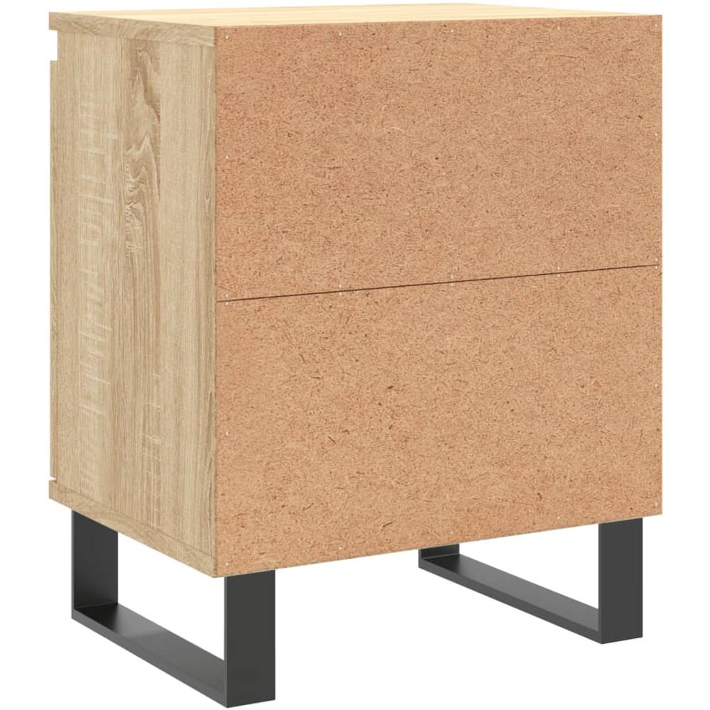 Comodini 2 Pz Rovere Sonoma 40x30x50 Cm In Legno Multistrato - Foto 7