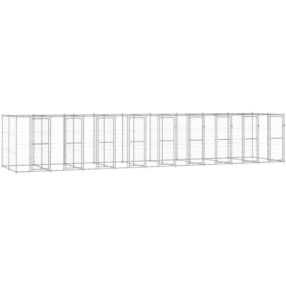 Gabbia Per Cani Da Esterno In Acciaio Zincato 21,78m - Foto 1