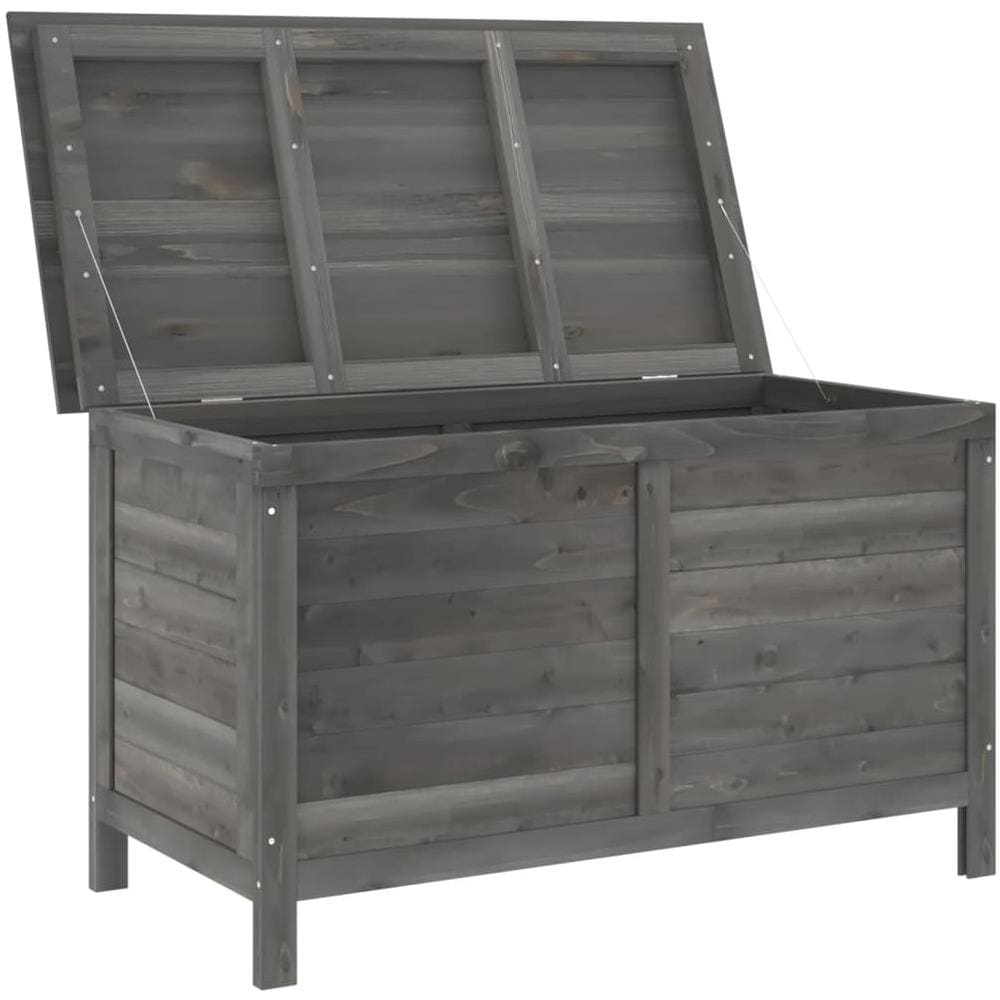 Contenitore Da Giardino Antracite 99x49,5x58,5cm Massello Abete - Foto 3