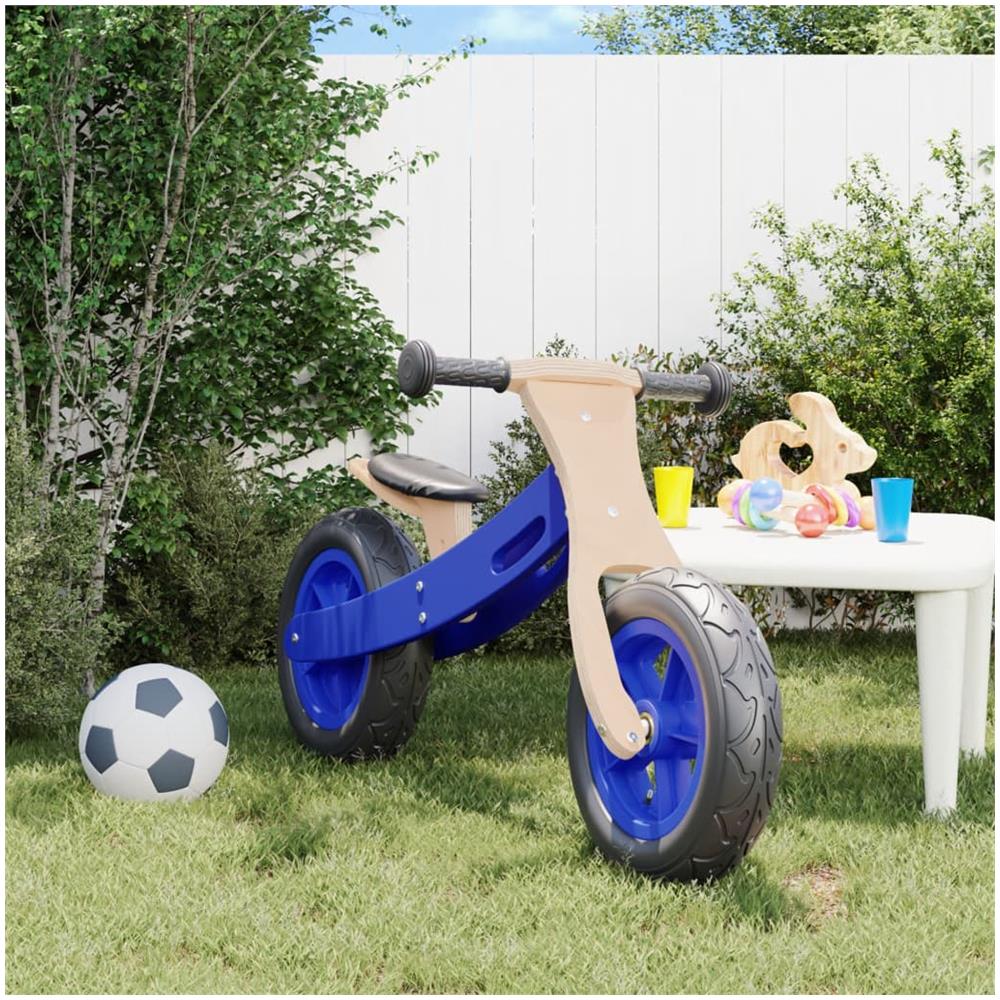 Bicicletta Senza Pedali Per Bambini Con Pneumatici Aria Blu - Foto 3