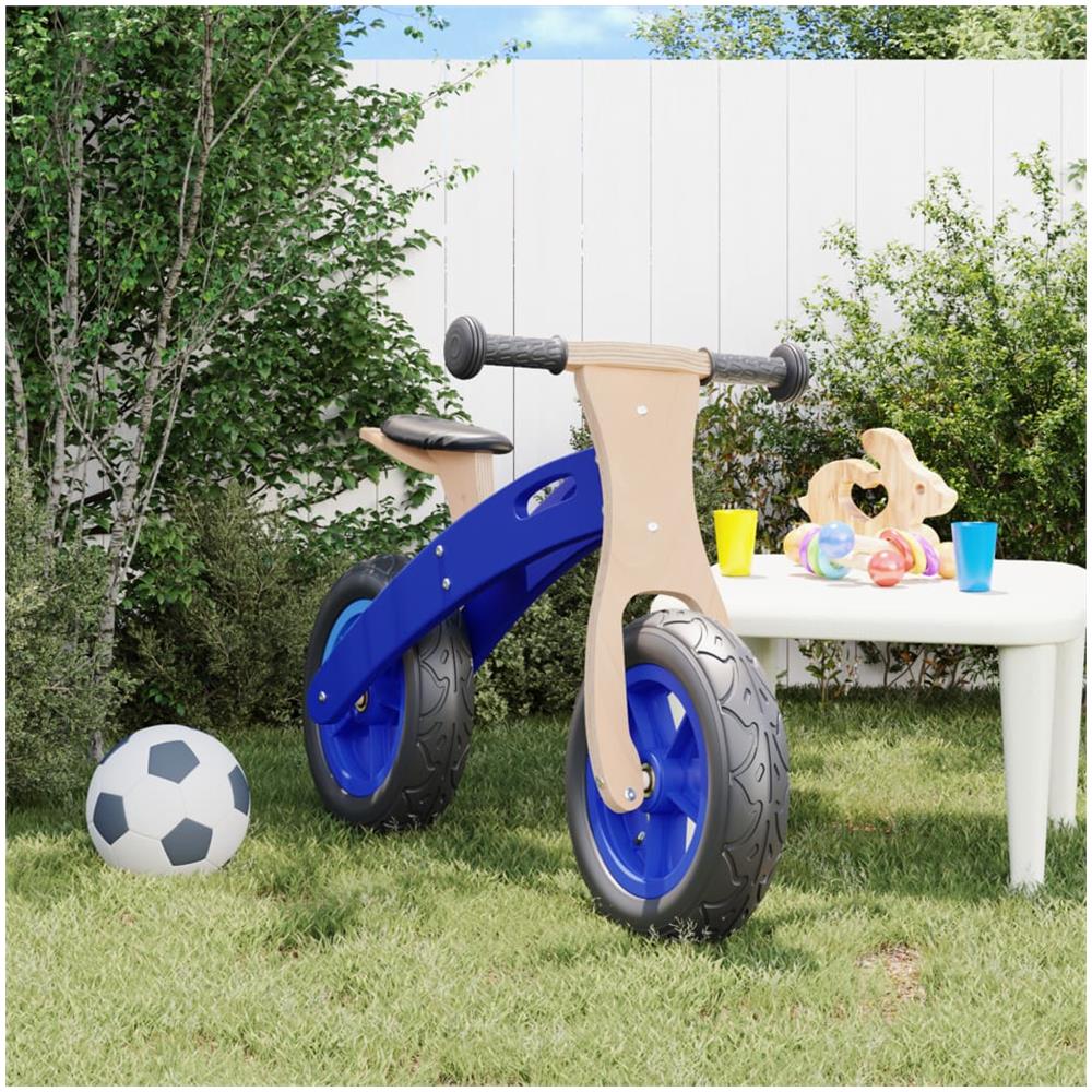 Bicicletta Senza Pedali Per Bambini Con Pneumatici Aria Blu - Foto 1