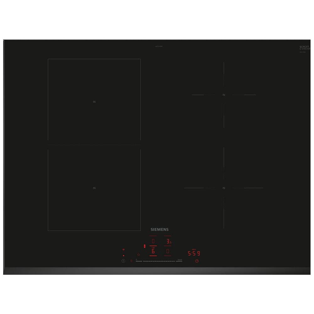 Piano Cottura da Incasso ED751HSB1E a Induzione 4 Zone Cottura da 70 cm Colore Nero - Foto 1