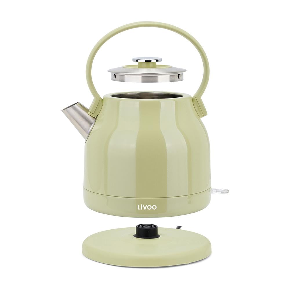 Bollitore Elettrico con Capacita 1,5 L Potenza 2200 W Colore Verde /Grigio - Foto 2