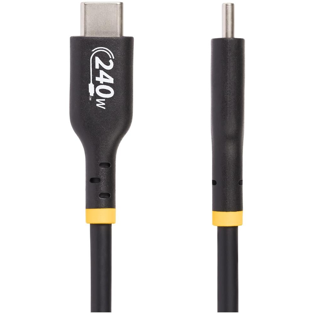 Cavo di Ricarica USB-C da 2m, cavo USB-C certificato USB-IF, 240W PD EPR, cavo trasferimento dati USB 2.0 Tipo-C per laptop, rivestimento in TPE, M /M - Foto 2
