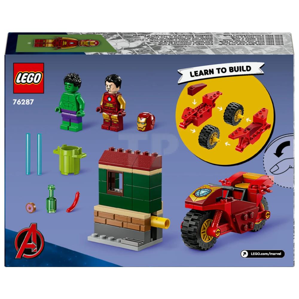 76287 Iron Man con la Moto e Hulk - Foto 2
